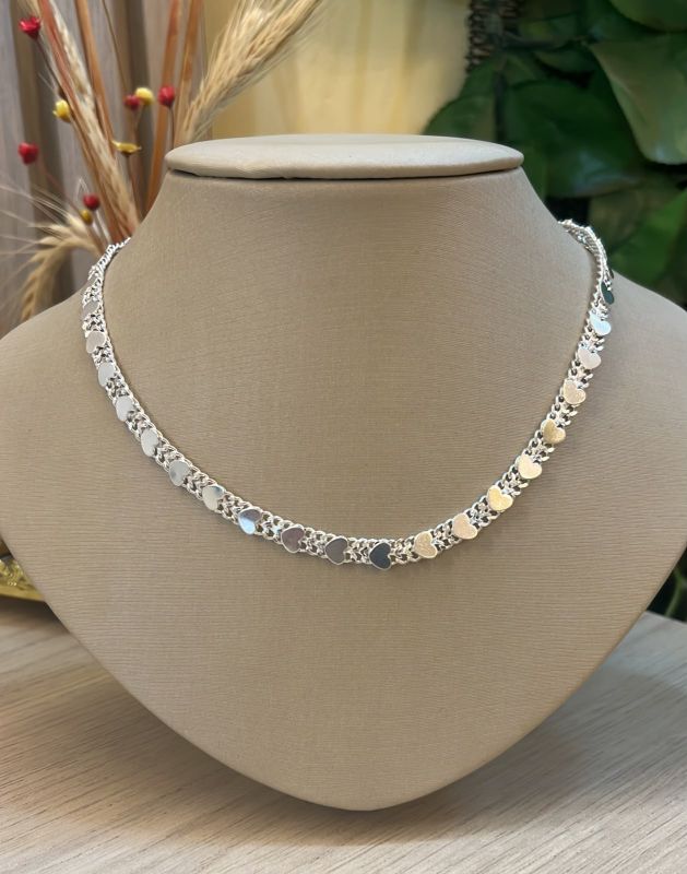 CHOKER FITA COM CORAÇÕES