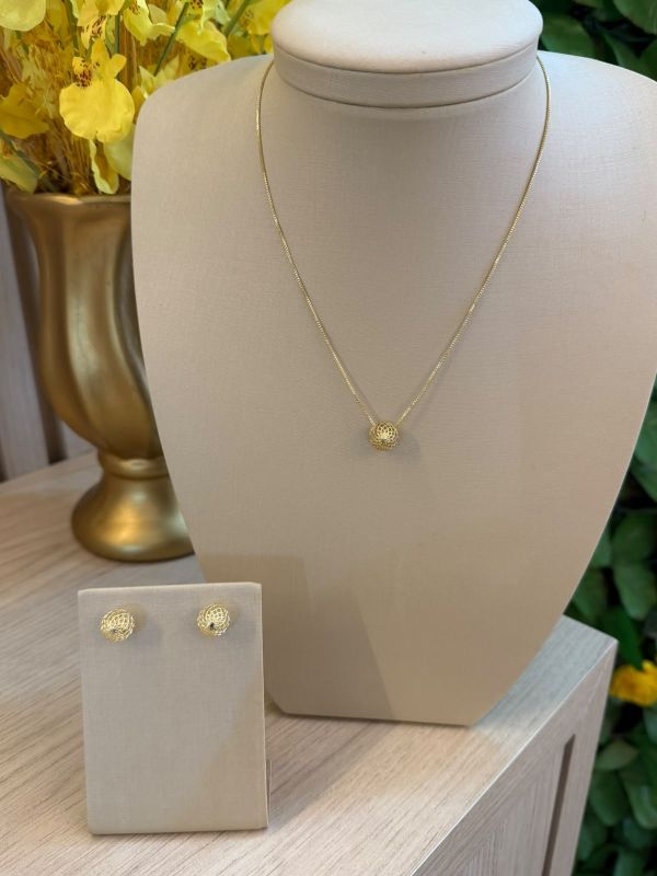 CONJUNTO BOLINHA OCA VAZADA