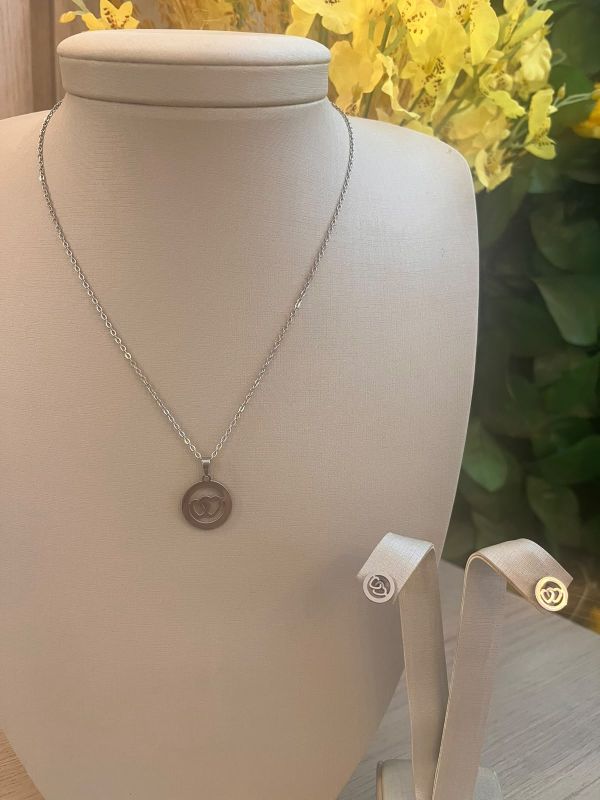 CONJUNTO CORAÇÕES AÇO