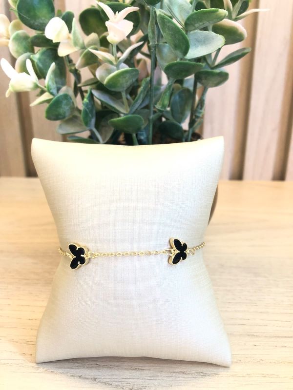 PULSEIRA COM TRÊS BORBOLETA