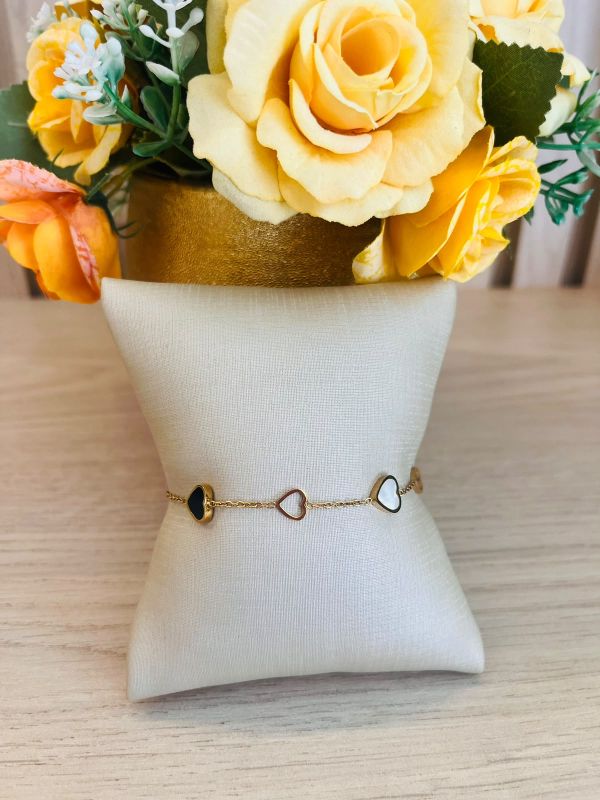 PULSEIRA DE AÇO CORAÇÃO
