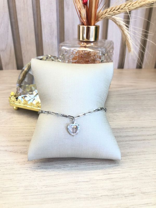 PULSEIRA CARTIER CORAÇÃO CRISTAL