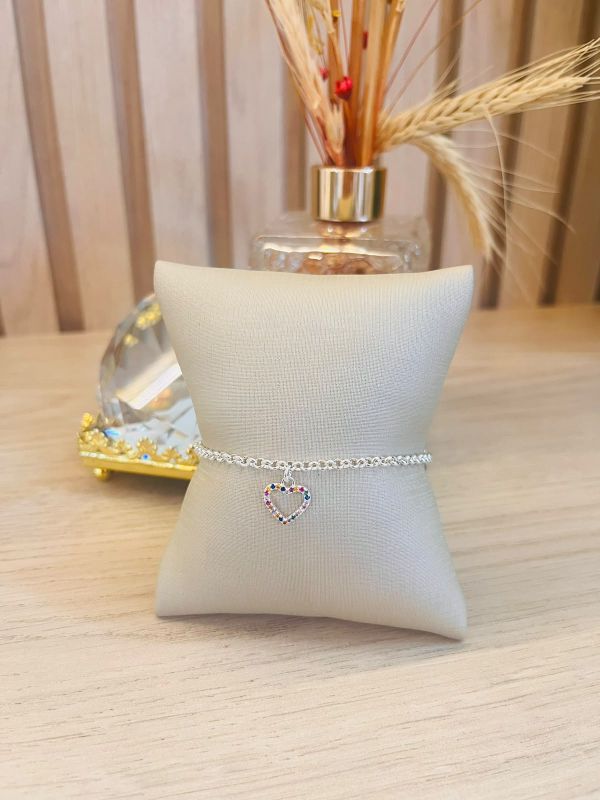 PULSEIRA PINGENTE CORAÇÃO