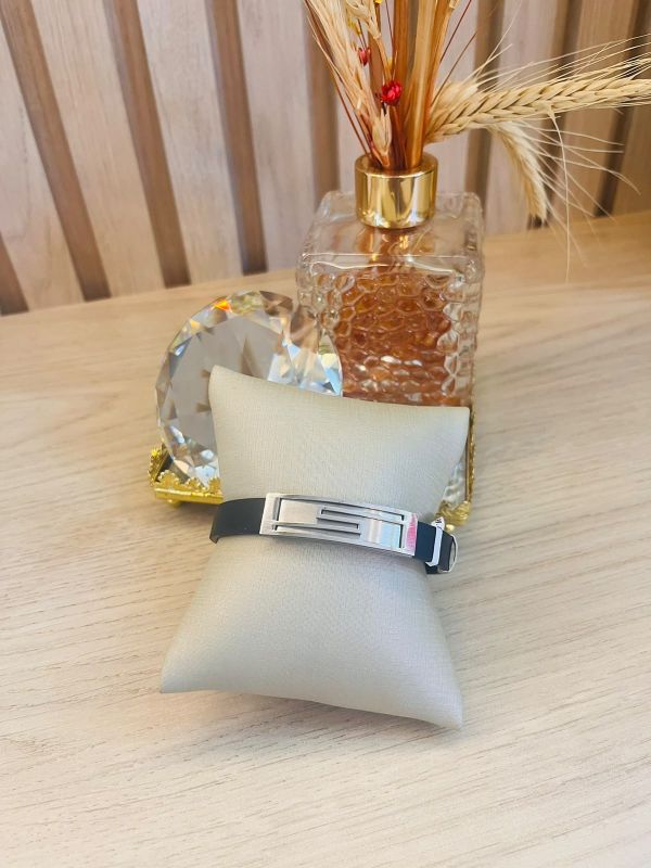 PULEIRA DE BORRACHA AÇO MASCULINA COM S