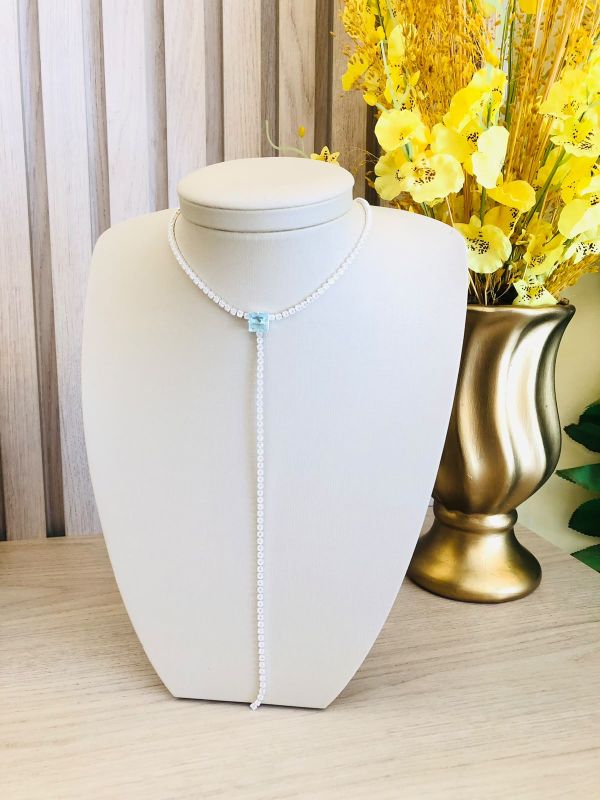 CHOKER RIVIERA COM PONTA LONGA