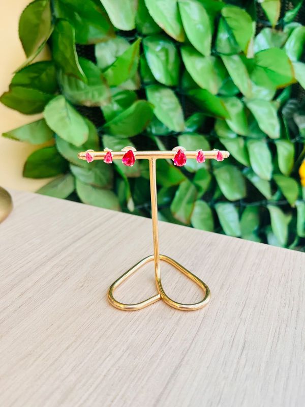 BRINCO TRIO GOTA VERMELHA