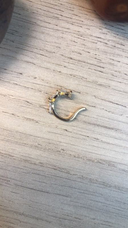 PIERING FAKE 3 ZIRCONIA