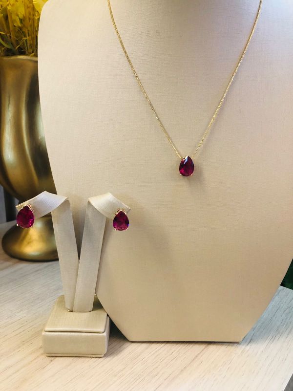 CONJUNTO GOTA ROSA