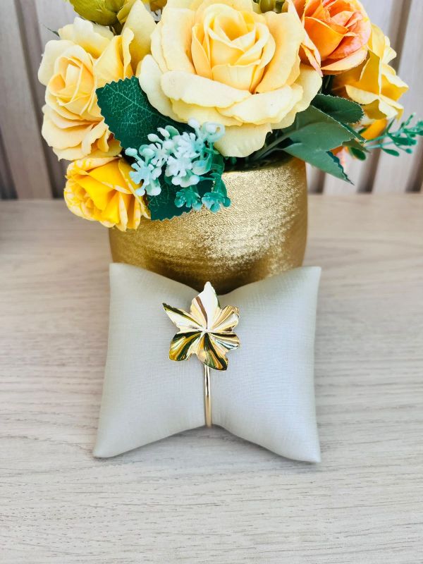 BRACELETE FLOR MARTELADA
