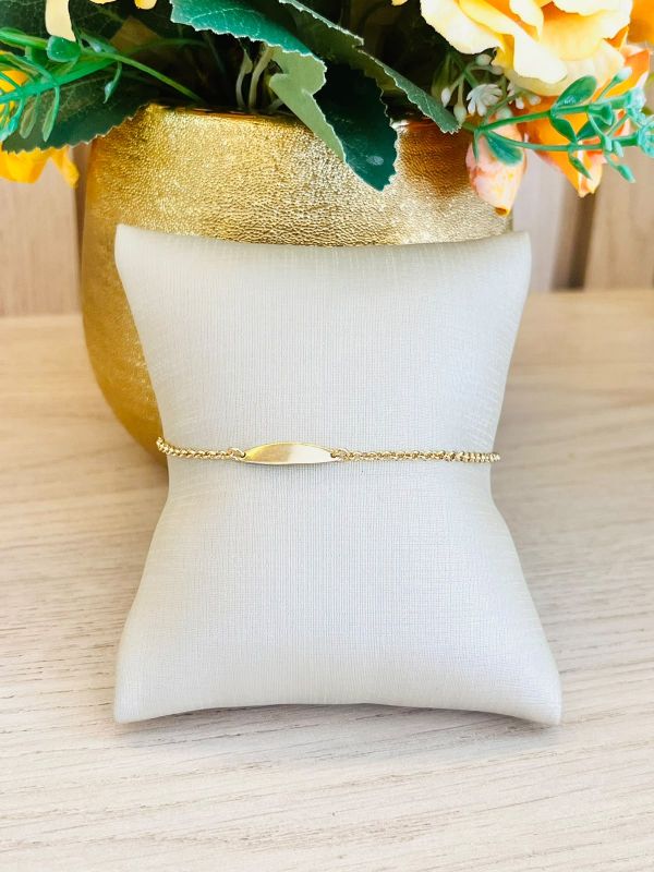 PULSEIRA INFANTIL PLAQUINHA