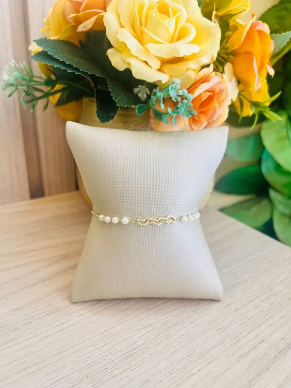 PULSEIRA PEROLA E TRÊS CORAÇÕES