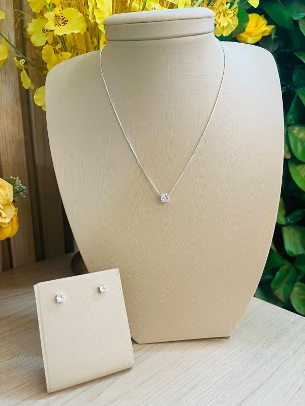 CONJUNTO PEDRA DE ZIRCÔNIA