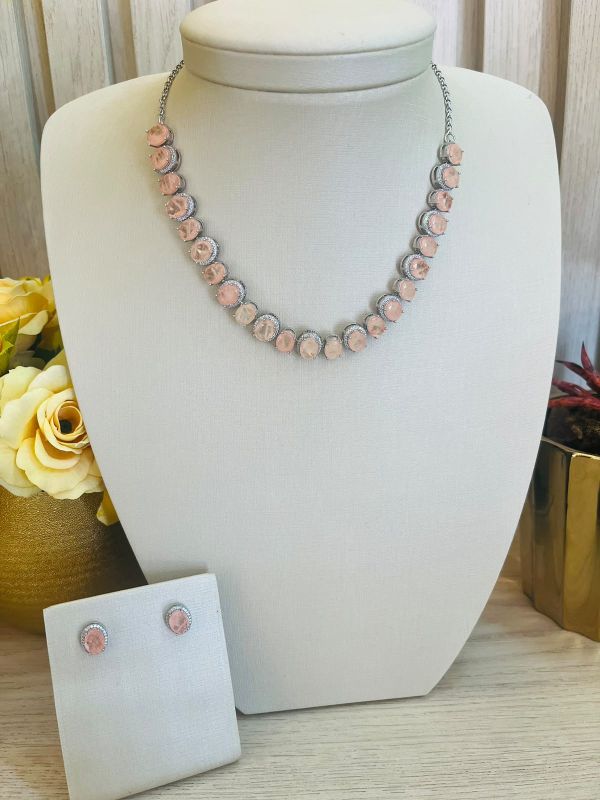 CONJUNTO GOTAS MORGANITA CRAVEJADO