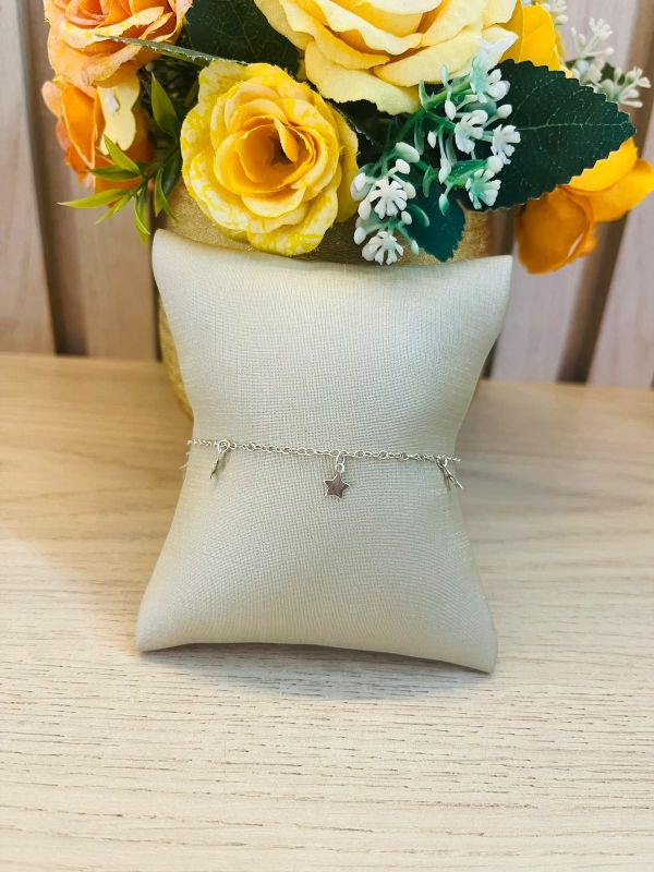 PULSEIRA ESTRELINHAS PRATA