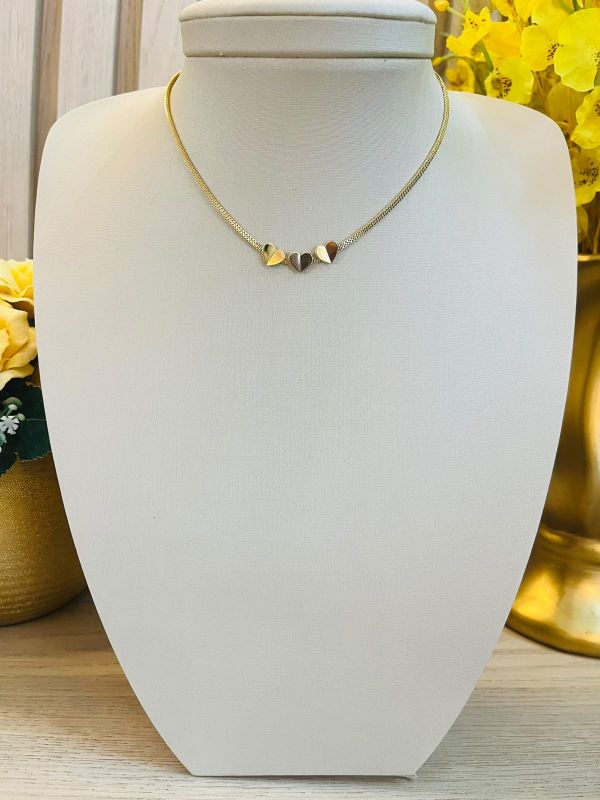 CHOKER 3 CORAÇÕES