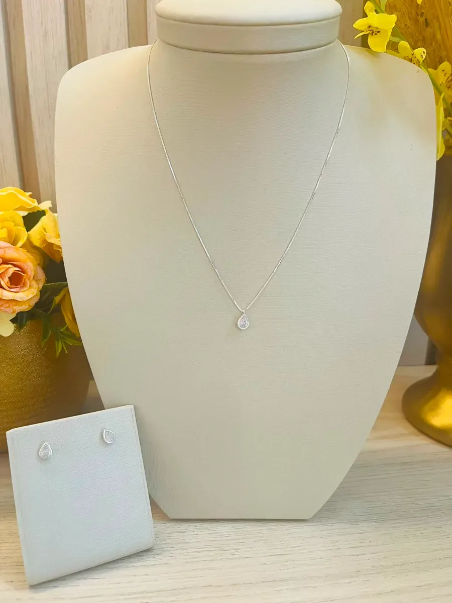 CONJUNTO GOTA PRATA