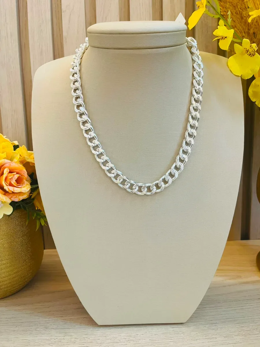 CHOKER ELO GROSSO COM TEXTURA