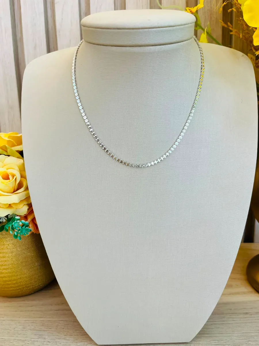 CHOKER ELOS QUADRADINHOS