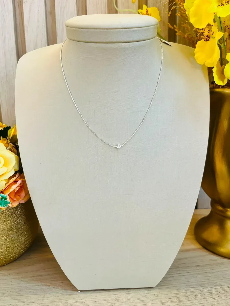 CHOKER PONTO DE LUZ ZIRCÔNIA