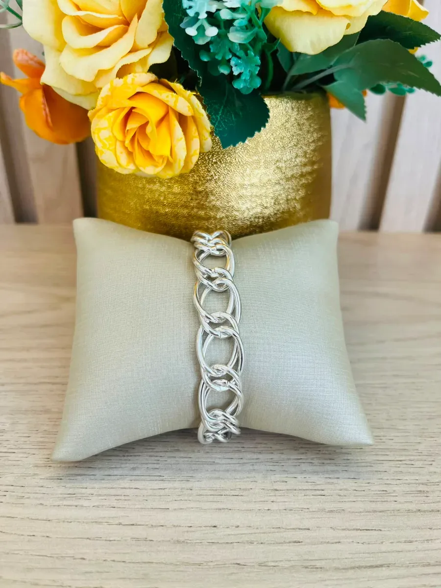 PULSEIRA ELO DUPLO ENTRELAÇADO